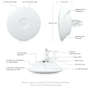 Ubiquiti Wave-Pro přístupový bod - obrázek 2