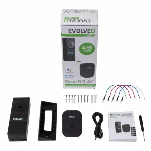 EVOLVEO Ringo RELAY - WiFi videozvonek s otevíráním brány + zvonek do zásuvky - obrázek 2