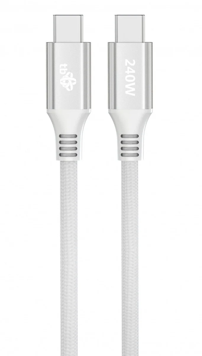 TB Touch USB C - USB C 240W, 1m bilý