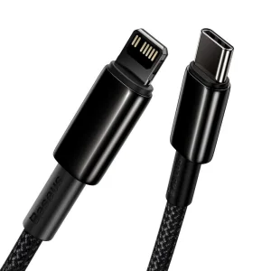 Baseus Datový kabel Tungsten Gold PD 20W 2m USB-C/Lightning černý - obrázek 5