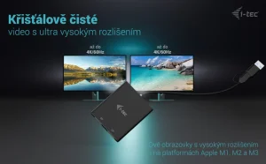 i-tec USB-A/USB-C Dual 4K DP Video Adapter - obrázek 4