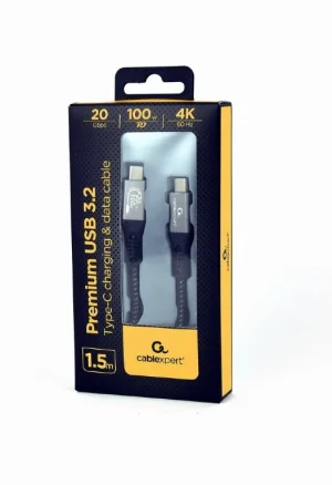 GEMBIRD Premium USB-C 3.2 gen 2 20 Gbps 100W1.5 PD - obrázek 2
