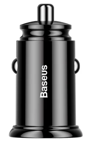 Baseus rychlonabíječka do auta 2xUSB QC3.0 30W černá