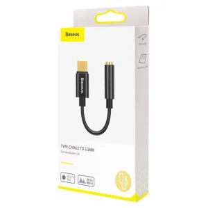 Baseus audio adaptér z USB-C na Jack 3,5mm černý - obrázek 2