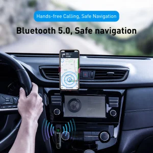 Baseus bluetoooth audio adaptér Qiyin černý - obrázek 6