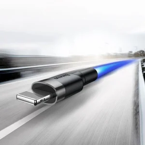 Baseus datový kabel Cafule Lightning 2m 1,5A šedo-černý - obrázek 3