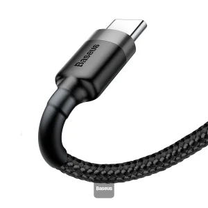 Baseus datový kabel Cafule USB-C 2m 2A šedo-černý - obrázek 6