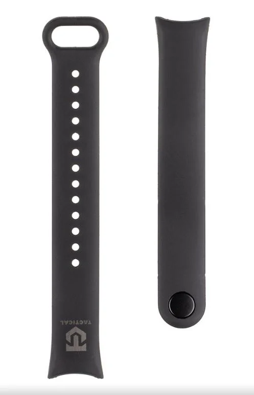 Tactical 846 Silikonový Řemínek pro Xiaomi Smart Band 8/9/10 Black