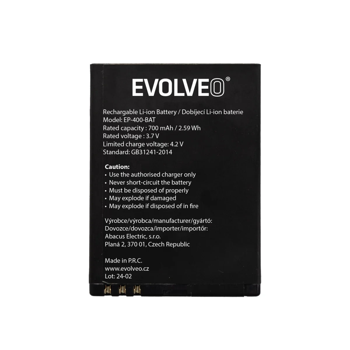 EVOLVEO orig. baterie 5000 mAh pro StrongPhone H1