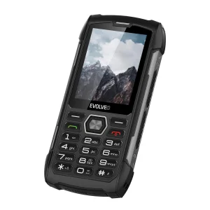 EVOLVEO StrongPhone H1, IP68 odolný Dual SIM telefon, 2,8"LCD, 5000mAh, Powerbanka, černo-šedý - obrázek 3