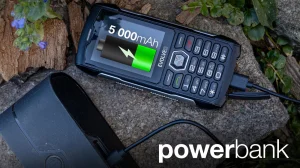 EVOLVEO StrongPhone H1, IP68 odolný Dual SIM telefon, 2,8"LCD, 5000mAh, Powerbanka, černo-stříbrný - obrázek 11