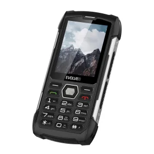 EVOLVEO StrongPhone H1, IP68 odolný Dual SIM telefon, 2,8"LCD, 5000mAh, Powerbanka, černo-stříbrný - obrázek 4