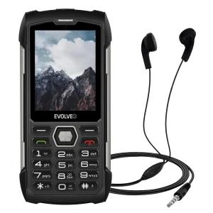 EVOLVEO StrongPhone H1, IP68 odolný Dual SIM telefon, 2,8"LCD, 5000mAh, Powerbanka, černo-stříbrný - obrázek 7