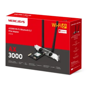 Mercusys MA80XE AX3000 WiFi6 BT PCIe Adapter - obrázek 2