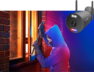 iGET HGNVK949CAM - WiFi 3K IP kamera, pro set iGET HGNVK109104, IP66, zvuk, IR + LED noční přísvit - obrázek 2