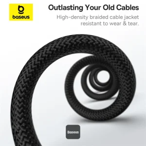 Baseus datový magnetický kabel Tungsten Gold USB-C/USB-C 1m 100W černý - obrázek 5