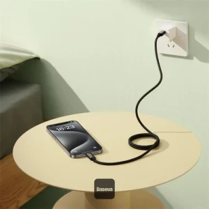 Baseus datový magnetický kabel Tungsten Gold USB-C/USB-C 1m 100W černý - obrázek 8