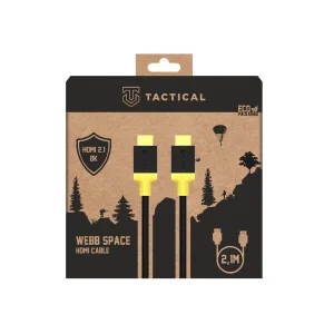 Tactical Webb Space HDMI 2.1 8K 2,1m Black/Yellow - obrázek 2