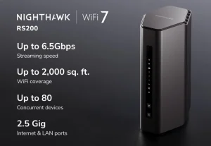 NETGEAR Nighthawk WiFi 7 BE6500 router - obrázek 2