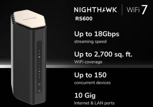 NETGEAR Nighthawk WiFi 7 BE18000 router - obrázek 2