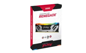 Kingston FURY Renegade/CUDIMM DDR5/24GB/8400MHz/CL40/1x24GB/RGB/Black/Silv - obrázek 2