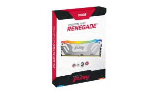 Kingston FURY Renegade/CUDIMM DDR5/24GB/8400MHz/CL40/1x24GB/RGB/White - obrázek 2