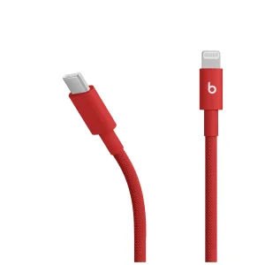 Beats USB-C/Lightning Woven Cable (1.5m)-Rapid Red - obrázek 2