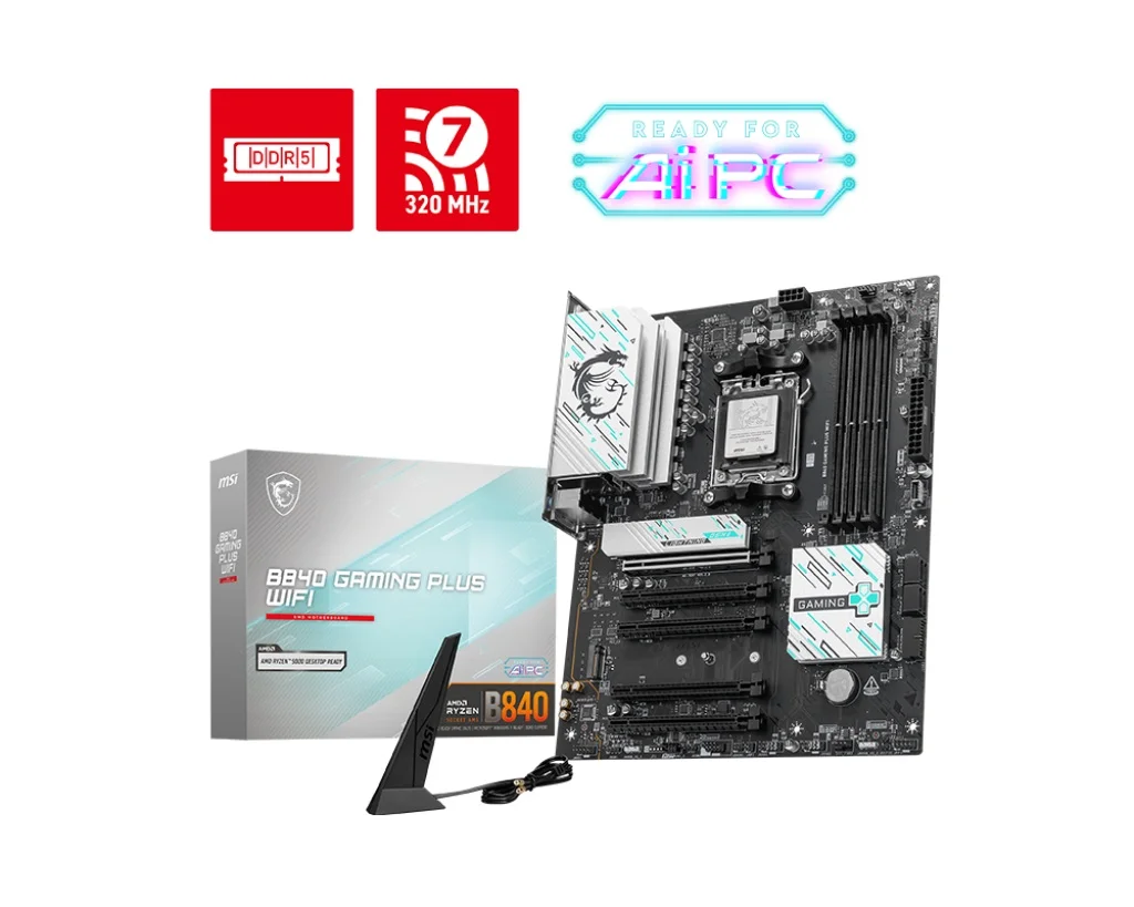 MSI B840 GAMING PLUS WIFI deska AM5 ATX