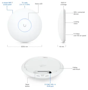 UniFi7 U7-Pro 5-pack, přístupové body - obrázek 9