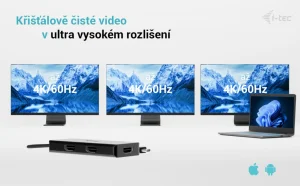 i-tec USB-C Triple 4K HDMI Video Adapter, Power Delivery 100W - obrázek 7