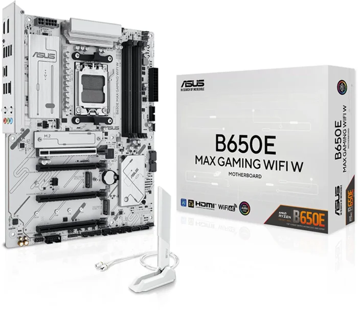 ASUS B650E MAX GAMING WIFI White deska