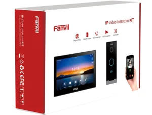Fanvil VIK-01, video interkom kit (dotyková stanice i504W + interkom i60 + app), Wi-Fi, 7", PoE - obrázek 4