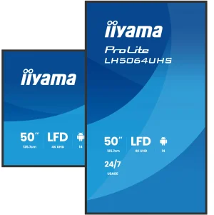 50" iiyama LH5064UHS-B1AG:VA,4K UHD,Android, 24/7 - obrázek 9