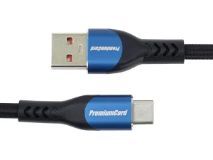 PremiumCord SuperFast 5A USB-C - USB-A 2.0, 2m - obrázek 2