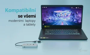 i-tec Universal Charging Metal HUB 2x USB-C + 2x USB-A Port, PD 85W - obrázek 5