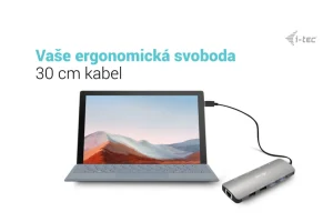 i-tec USB-C Metal Nano dokovací stanice, 2x HDMI, PD 100W - obrázek 7