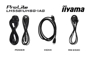 55" iiyama LH5581UHSG-1AG:VA,4K UHD,frame - obrázek 5
