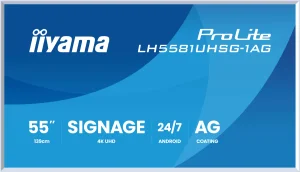 55" iiyama LH5581UHSG-1AG:VA,4K UHD,frame