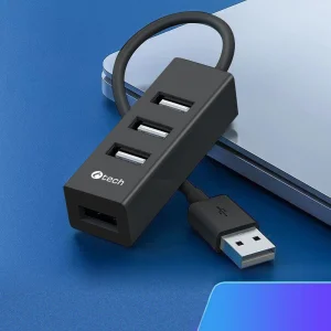 HUB USB C-tech UHB-U2, 4x USB 2.0 - obrázek 3