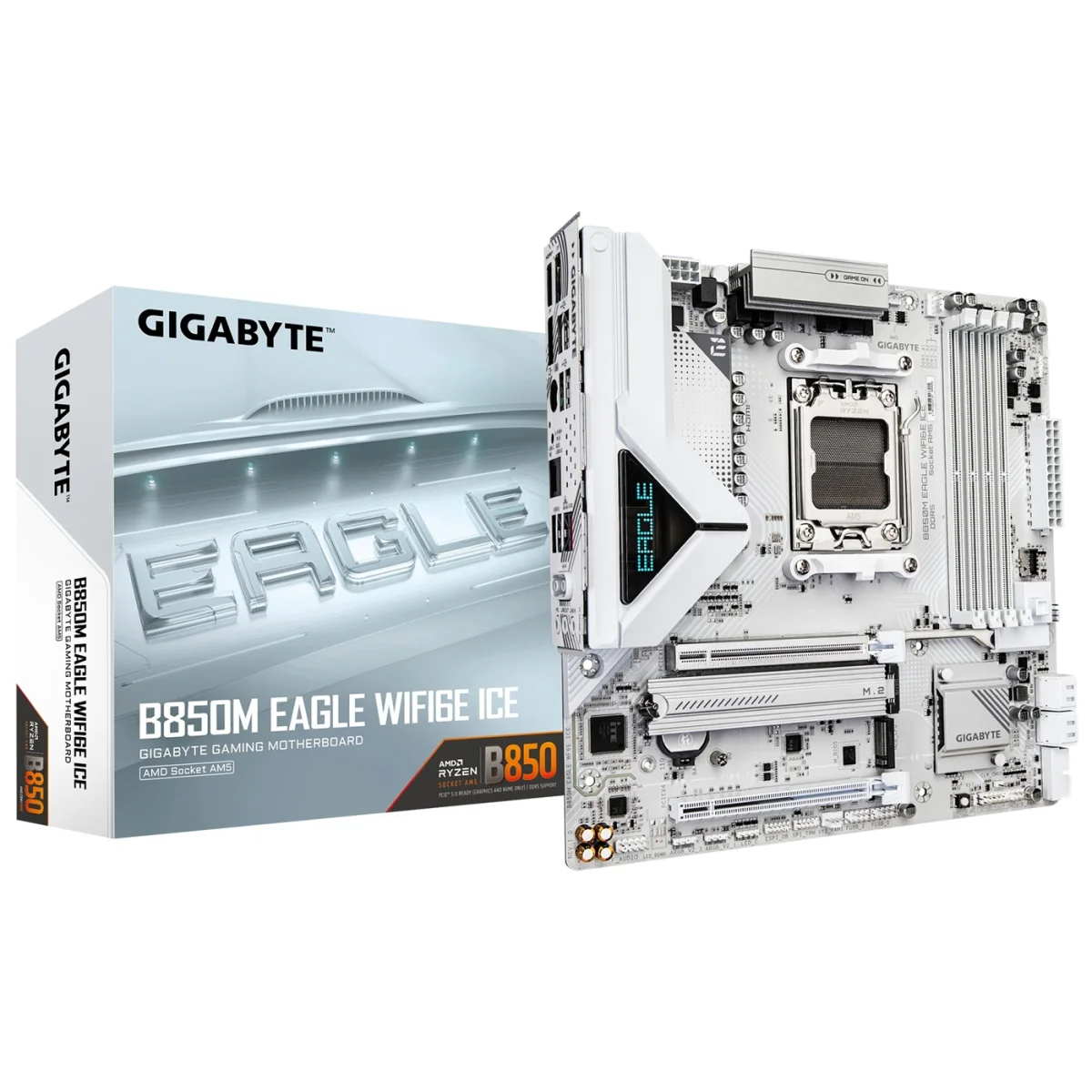 GIGABYTE B850M EAGLE WIFI6E ICE Socket AM5 mATX