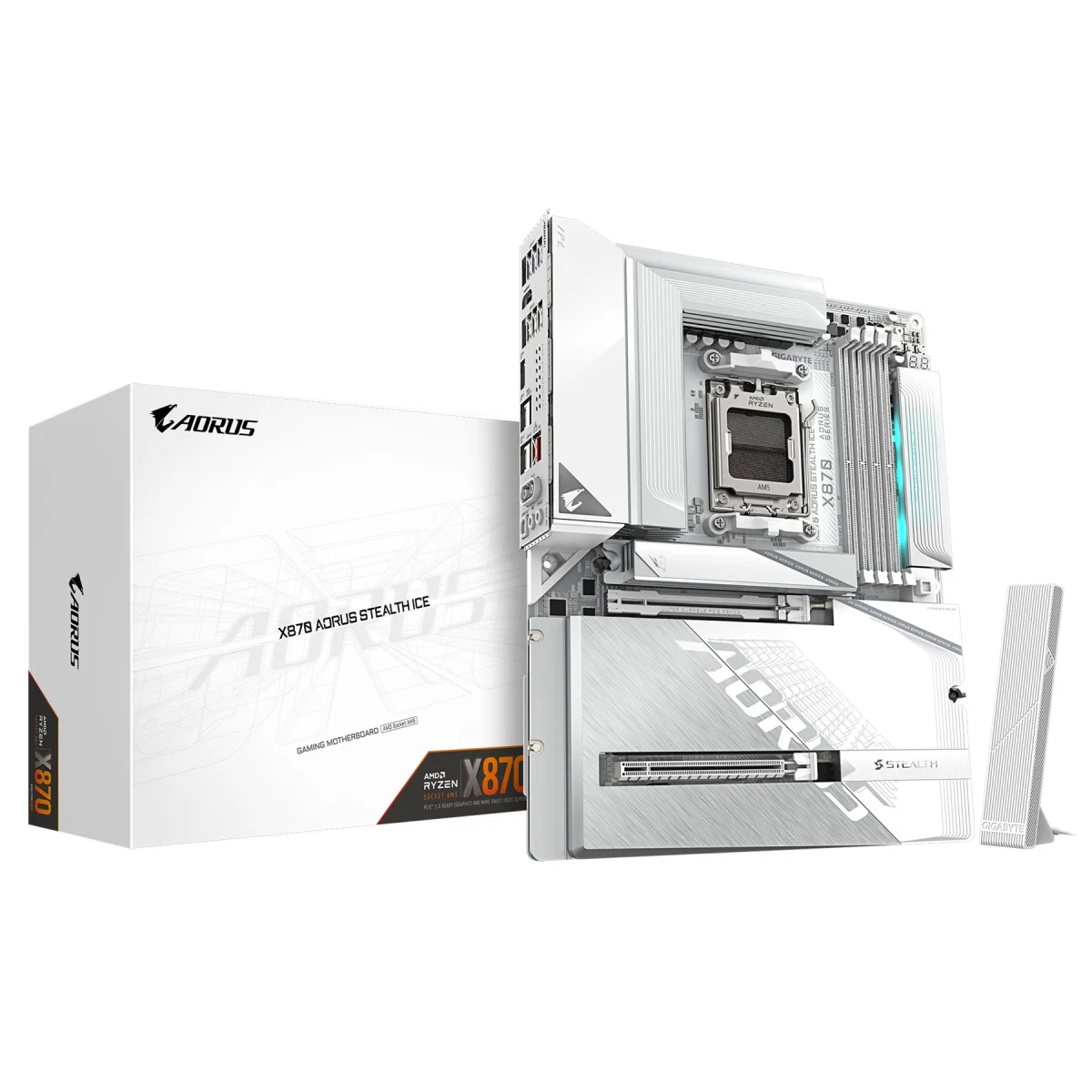 GIGABYTE X870 AORUS STEALTH ICE deska AM5 ATX