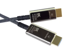 PremiumCord Ultra High Speed HDMI 2.1 optický fiber kabel 8K@60Hz,zlacené 50m - obrázek 3