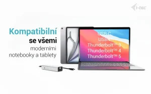 i-tec USB-C Charging Metal HUB 5port with USB-C video 8K, Power Delivery 85W - obrázek 5