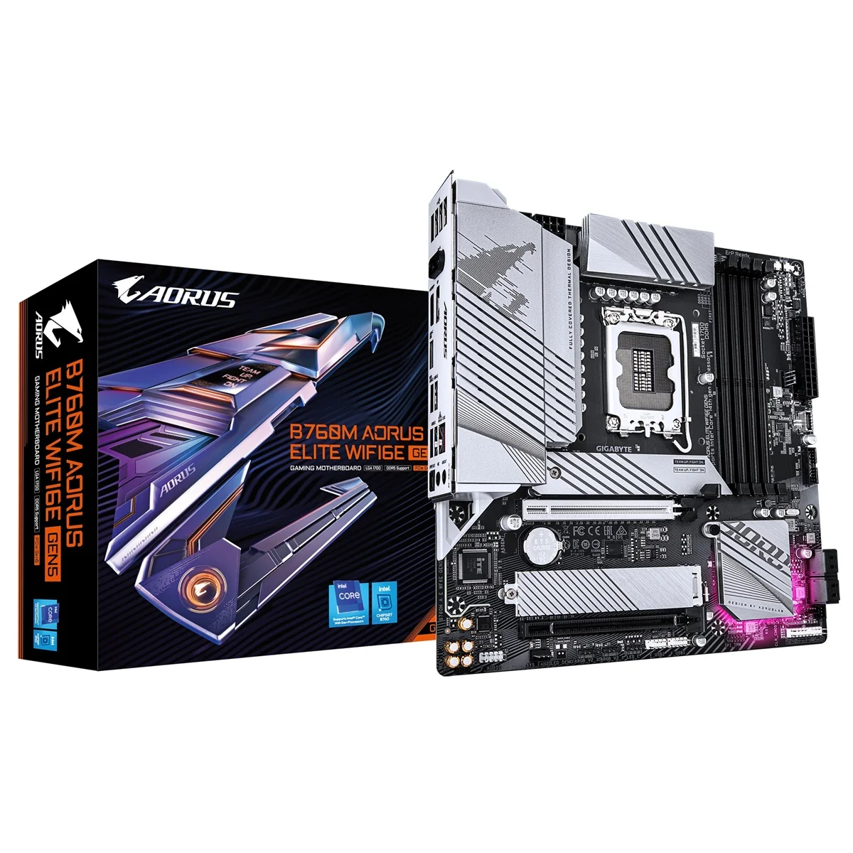 GIGABYTE B760M AORUS ELITE WIFI6E GEN5/LGA 1700/mATX
