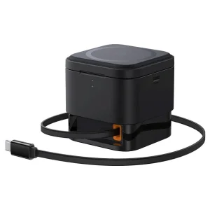 Baseus MagPro 3v1 Magnetická Bezdrátová Nabíječka 25W Cosmic Black - obrázek 4