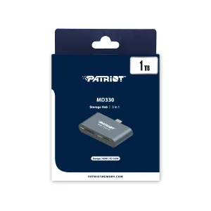 1TB Patriot HUB + úložiště MD300 USB-C+ HDMI - obrázek 2