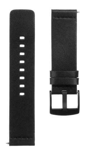 Tactical 307 Kožený Řemínek 22mm Black - obrázek 3