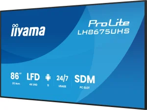 86" iiyama LH8675UHS-B2AG:IPS,4K,24/7,Android 11 - obrázek 5
