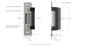 Ubiquiti UACC-Lock-Strike-Secure-15mm, UniFi Access Fail-Secure Strike Lock 15mm - obrázek 2