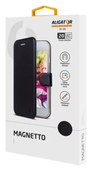 Aligator Pouzdro Magnetto Xiaomi Redmi 15C 4G Black - obrázek 4
